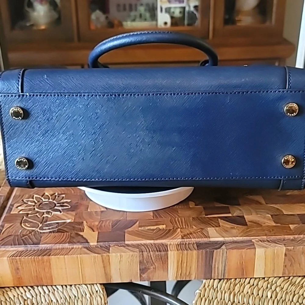 Michael Kors Navy Dillon Satchel - Picture 7 of 9